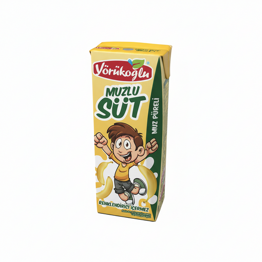 Yörükoğlu Muzlu Süt 200 ML