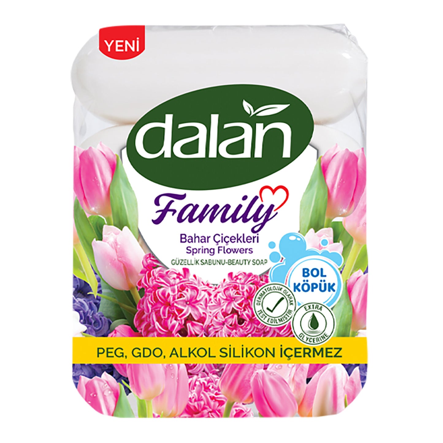 Dalan Family Bahar Çiçekleri Güzellik Sabunu 4x75g