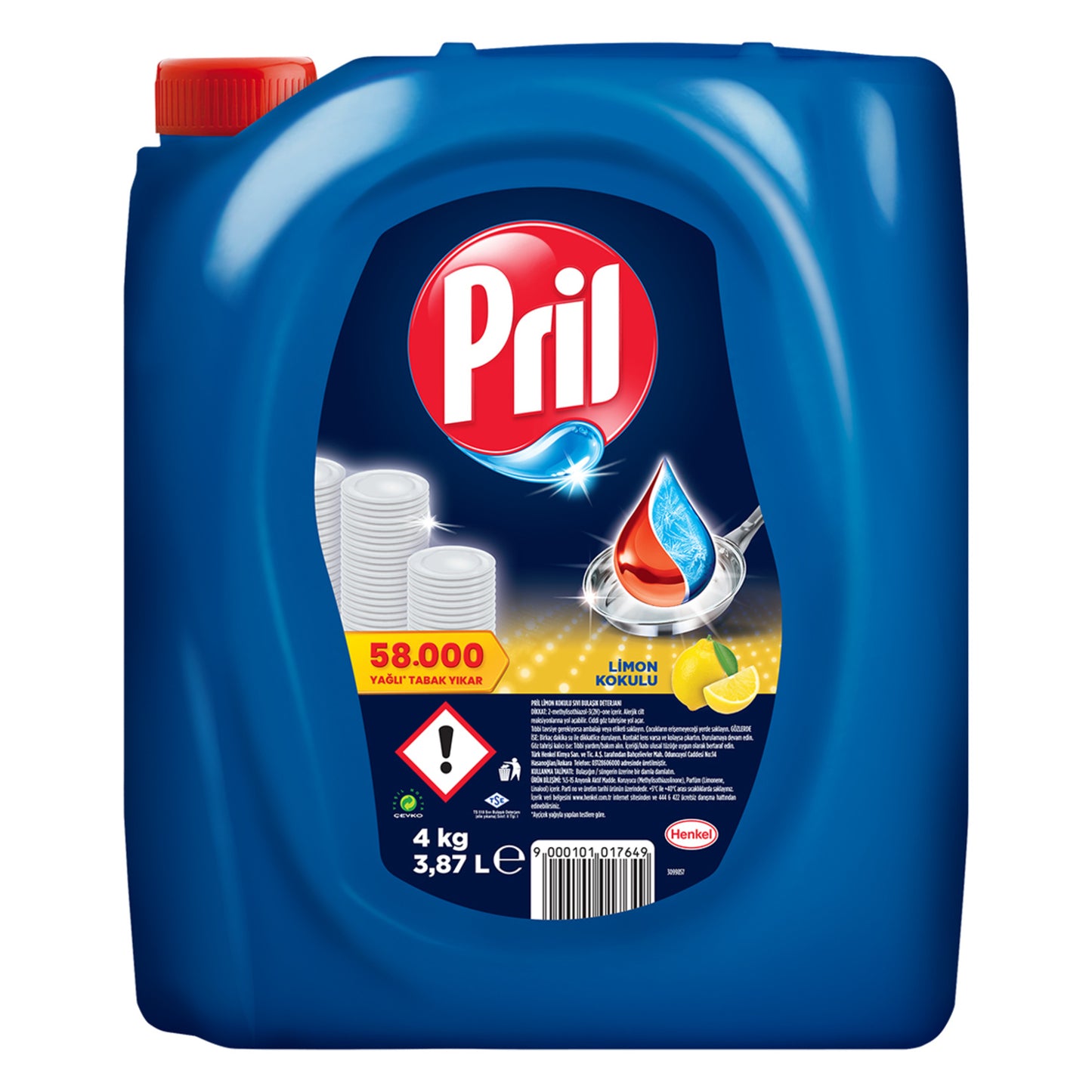 Pril Sıvı Bulaşık Deterjanı 4 kg Limon
