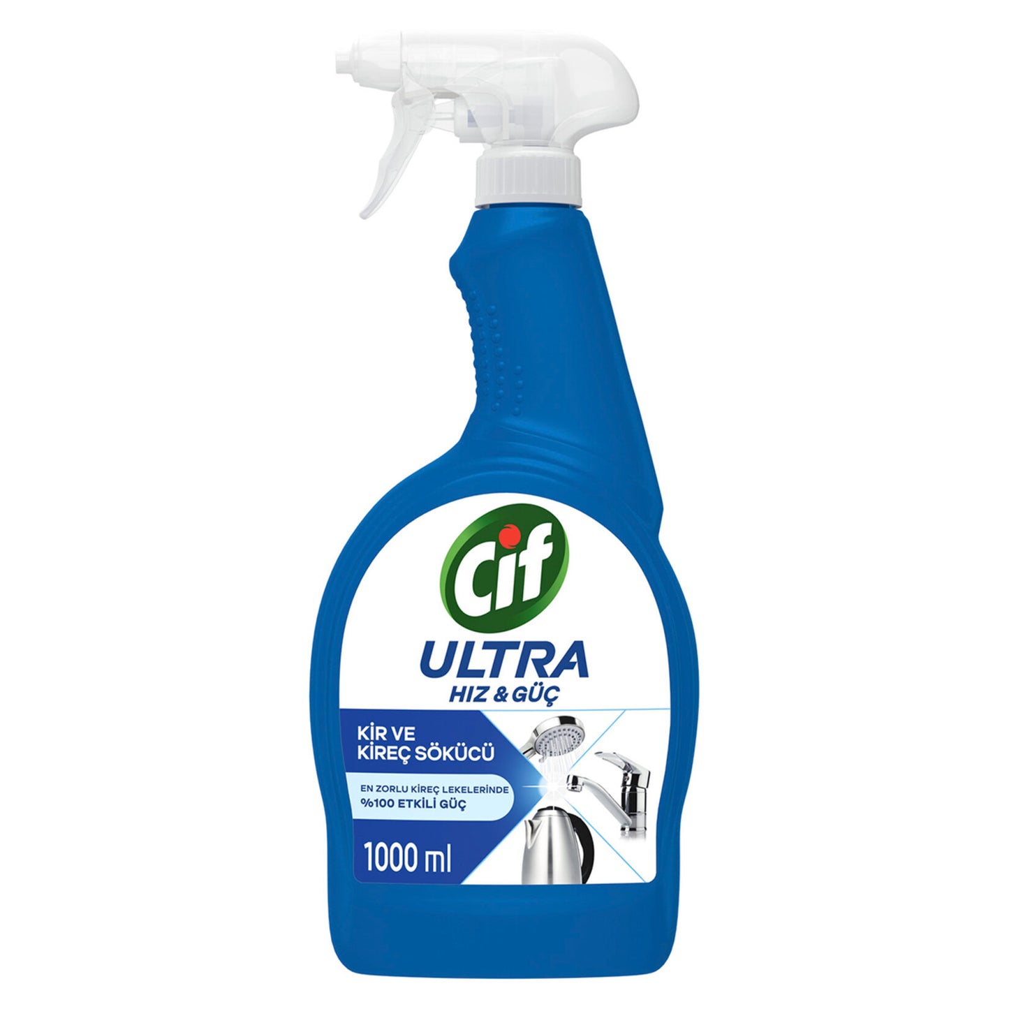 Cif Ultra Hız & Güç Kireç Sökücü Sprey Leke ve Kir Çıkarıcı 1000 Ml