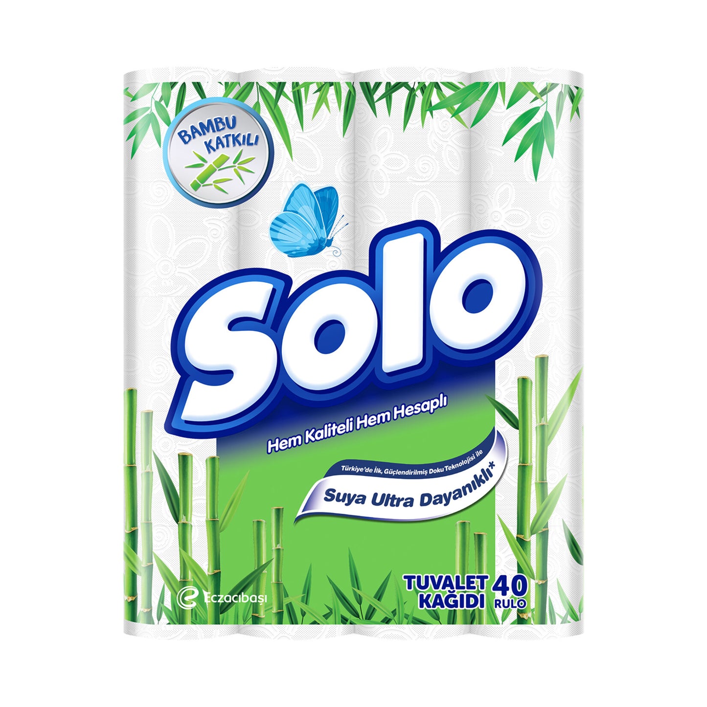 Solo Bambu Katkılı Tuvalet Kağıdı 40'lı