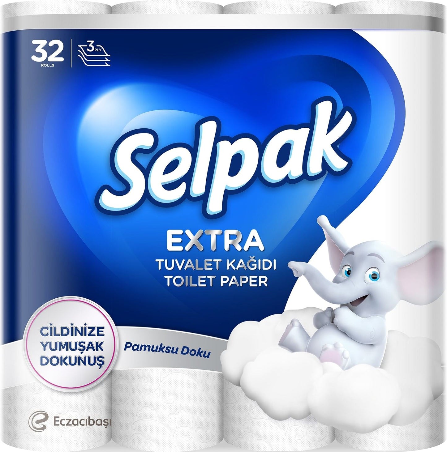 Selpak Extra Pamuk Tuvalet Kağıdı 32'li