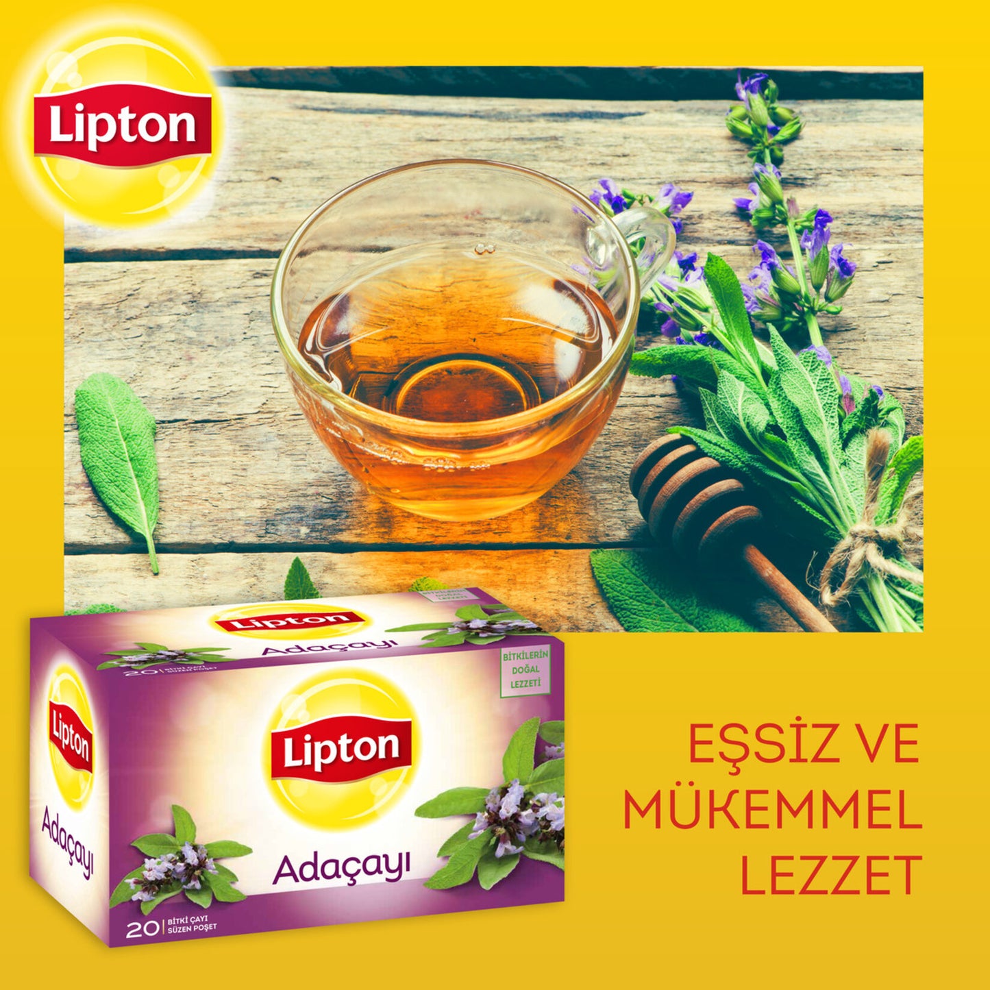 Lipton Adaçayı Bardak Poşet 20'li 30 G