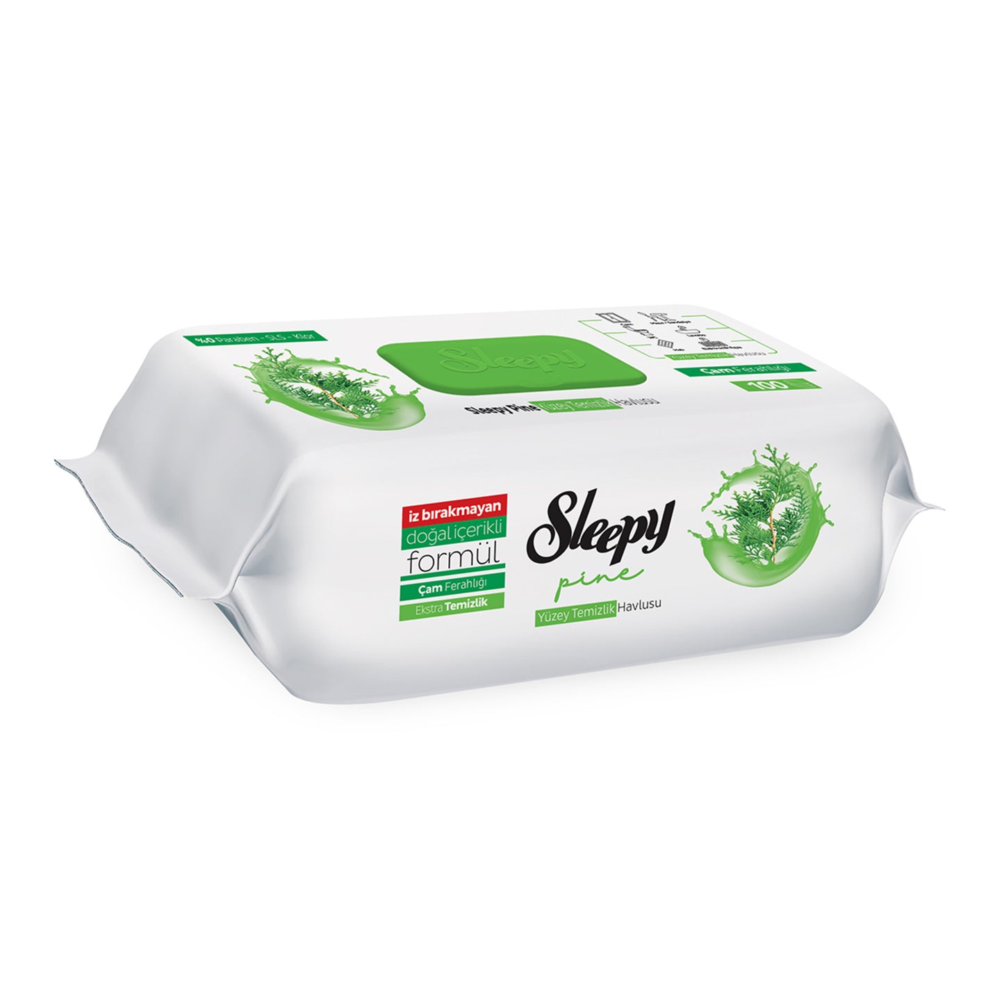 Sleepy Yüzey Temizlik Havlusu Çam Ferahlığı 100'lü