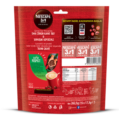 Nescafe 3'ü 1 Arada 15 x 17.5 G