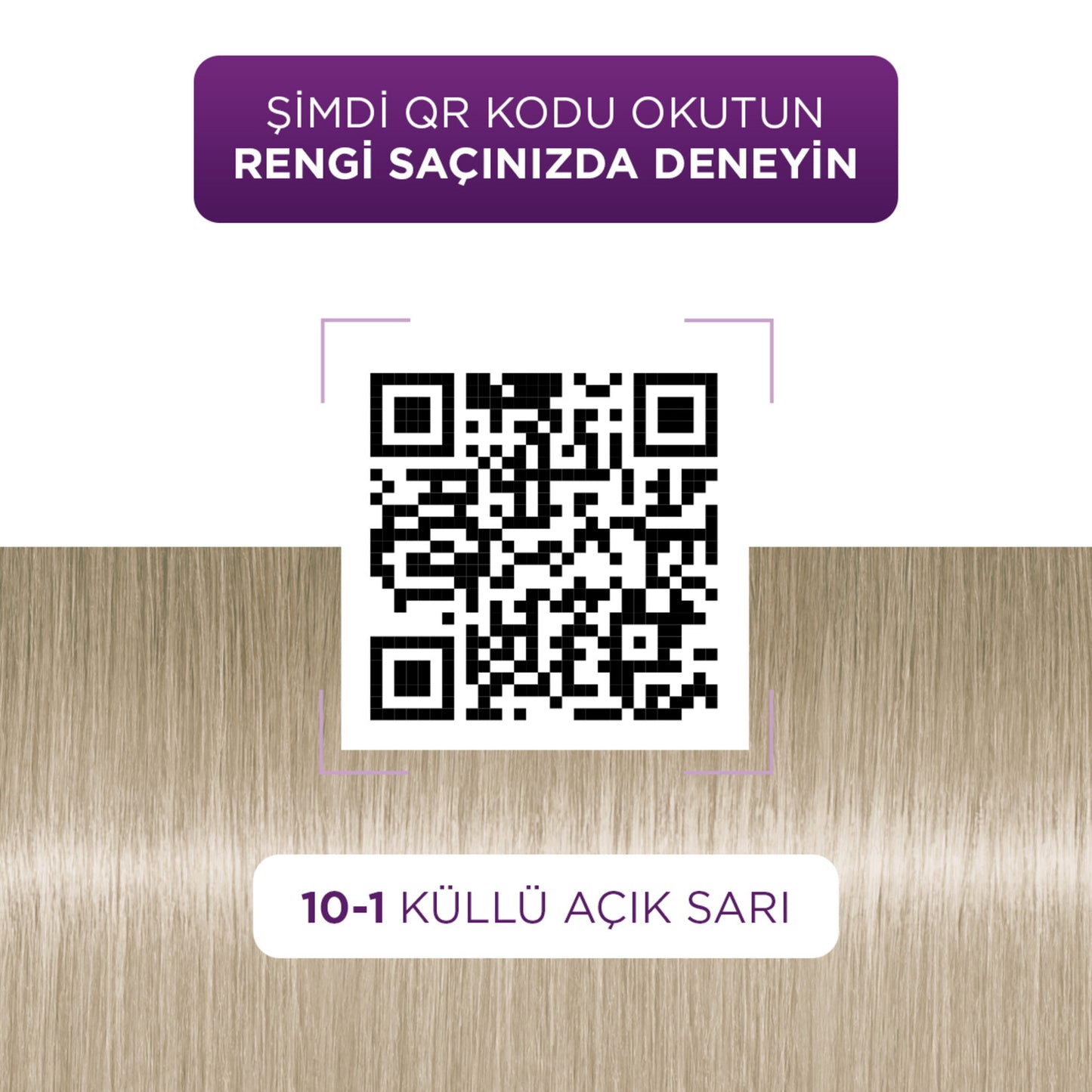 Palette Göz Alıcı Renkler 10-1 Küllü Açık Sarı Renk Açıcı Saç Boyası 110 Ml