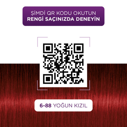 Palette Göz Alıcı Renkler 6-88 Yoğun Kızıl Saç Boyası 110 Ml