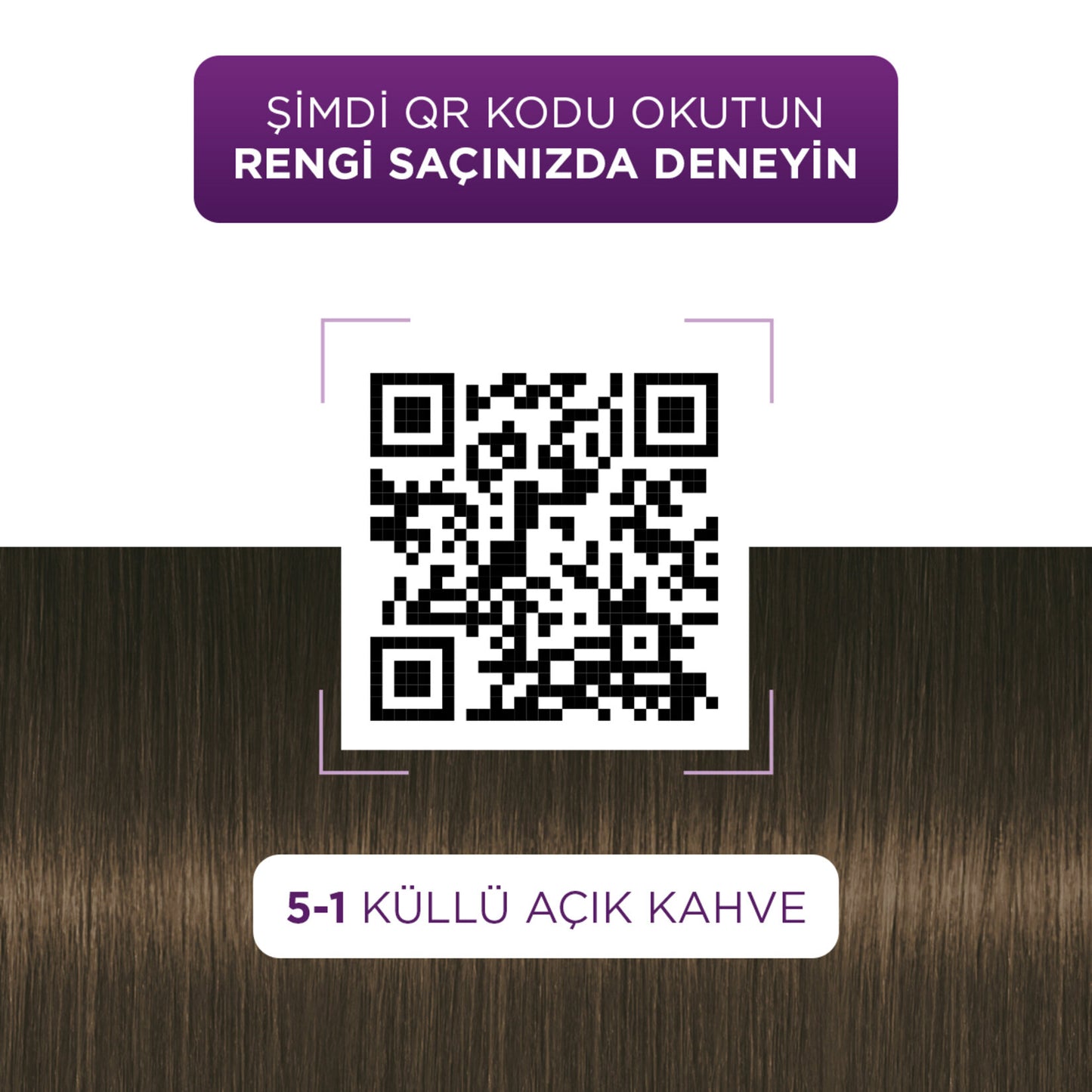 Palette Göz Alıcı Renkler 5-1 Küllü Açık Kahve Saç Boyası 110 Ml