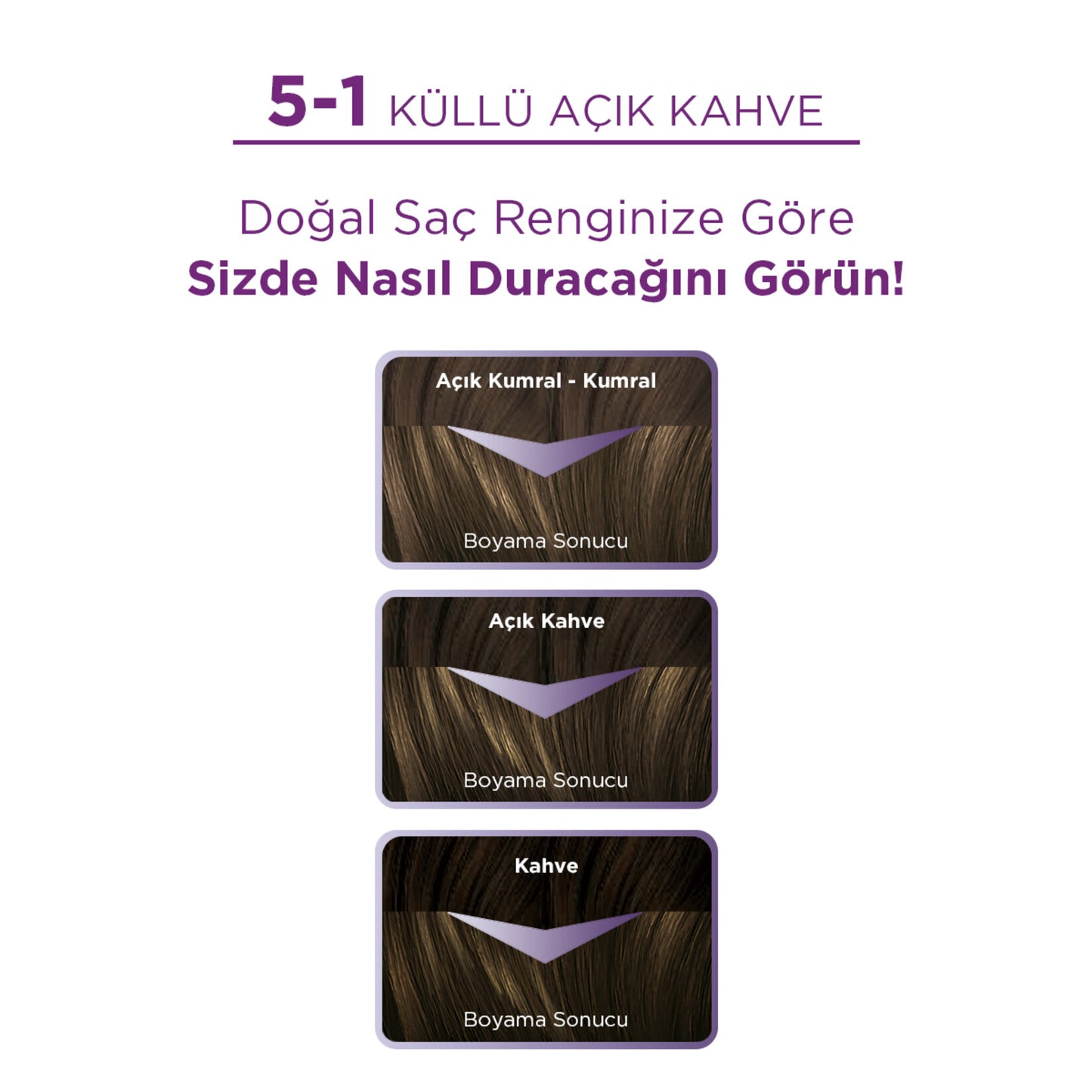 Palette Göz Alıcı Renkler 5-1 Küllü Açık Kahve Saç Boyası 110 Ml