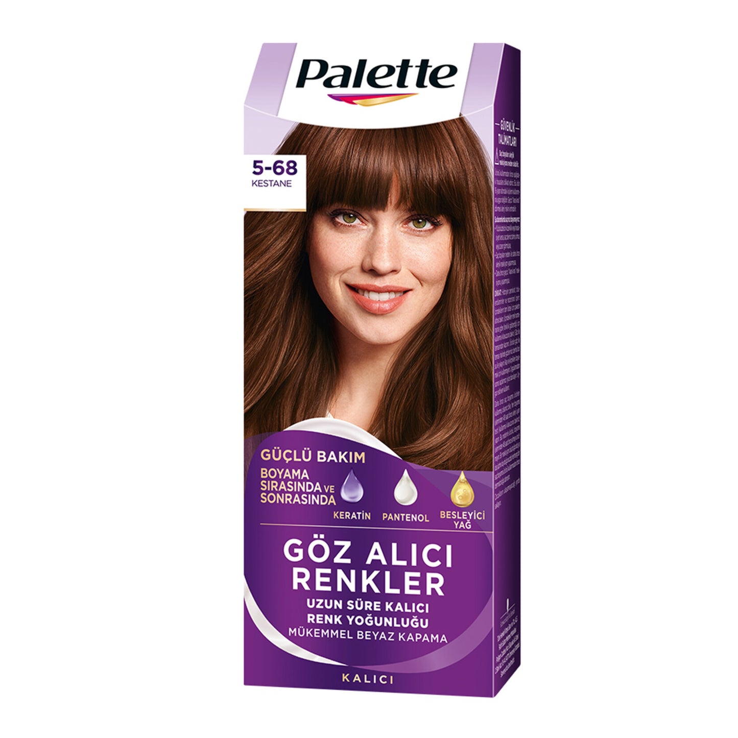 Palette Göz Alıcı Renkler 5-68 Kestane Saç Boyası 110 Ml