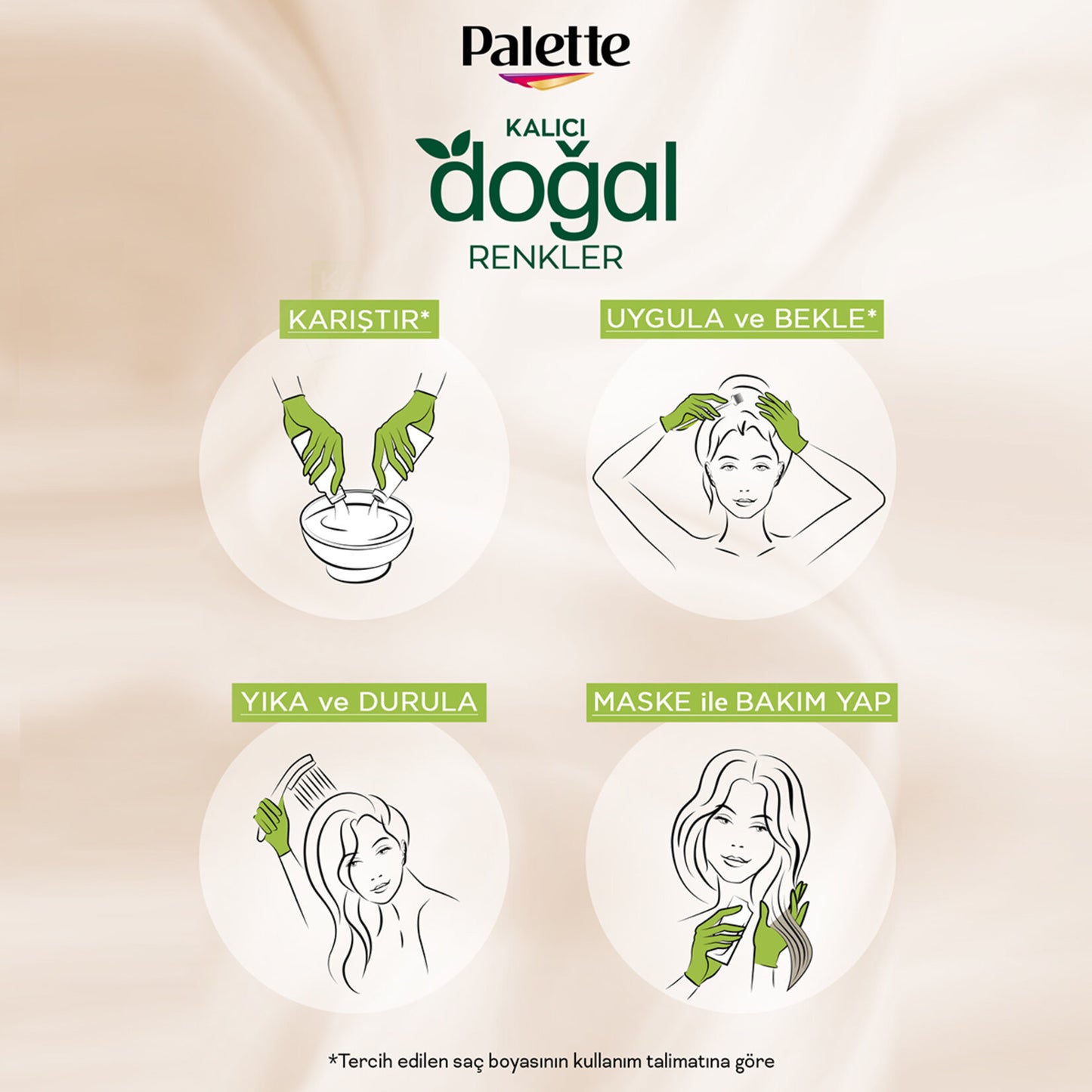 Palette Kalıcı Doğal Renkler 10-4 Papatya 110 Ml