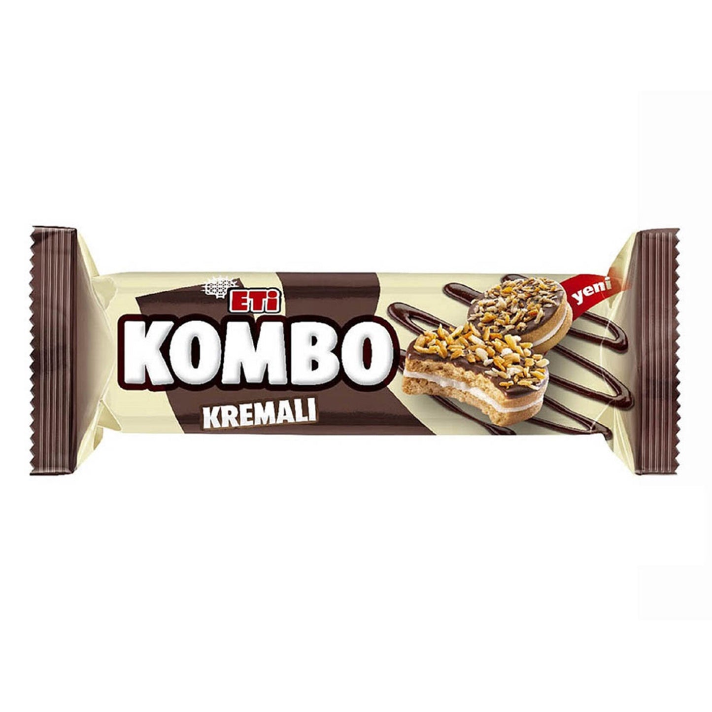 Eti Kombo Lokmalık Kremalı Bisküvi 96 G