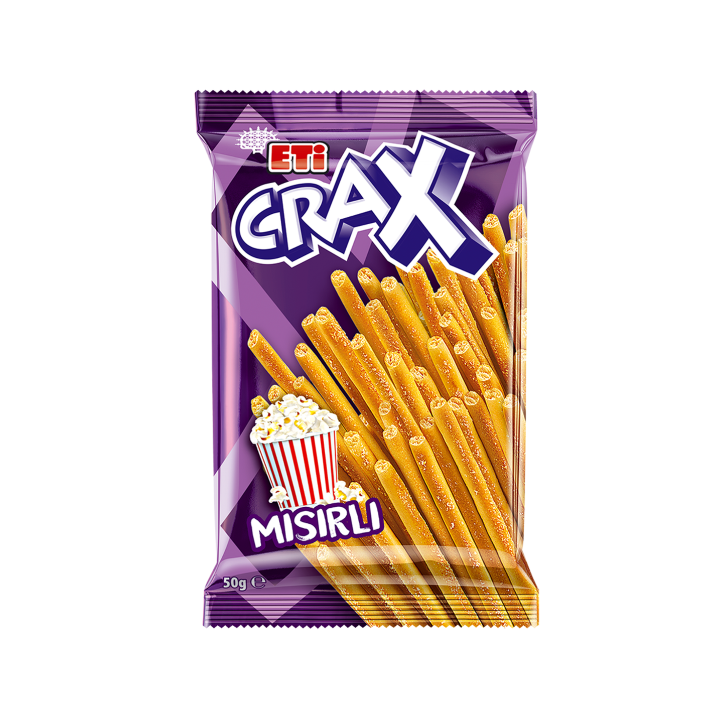 Eti Crax Patlamış Mısırlı 50 G