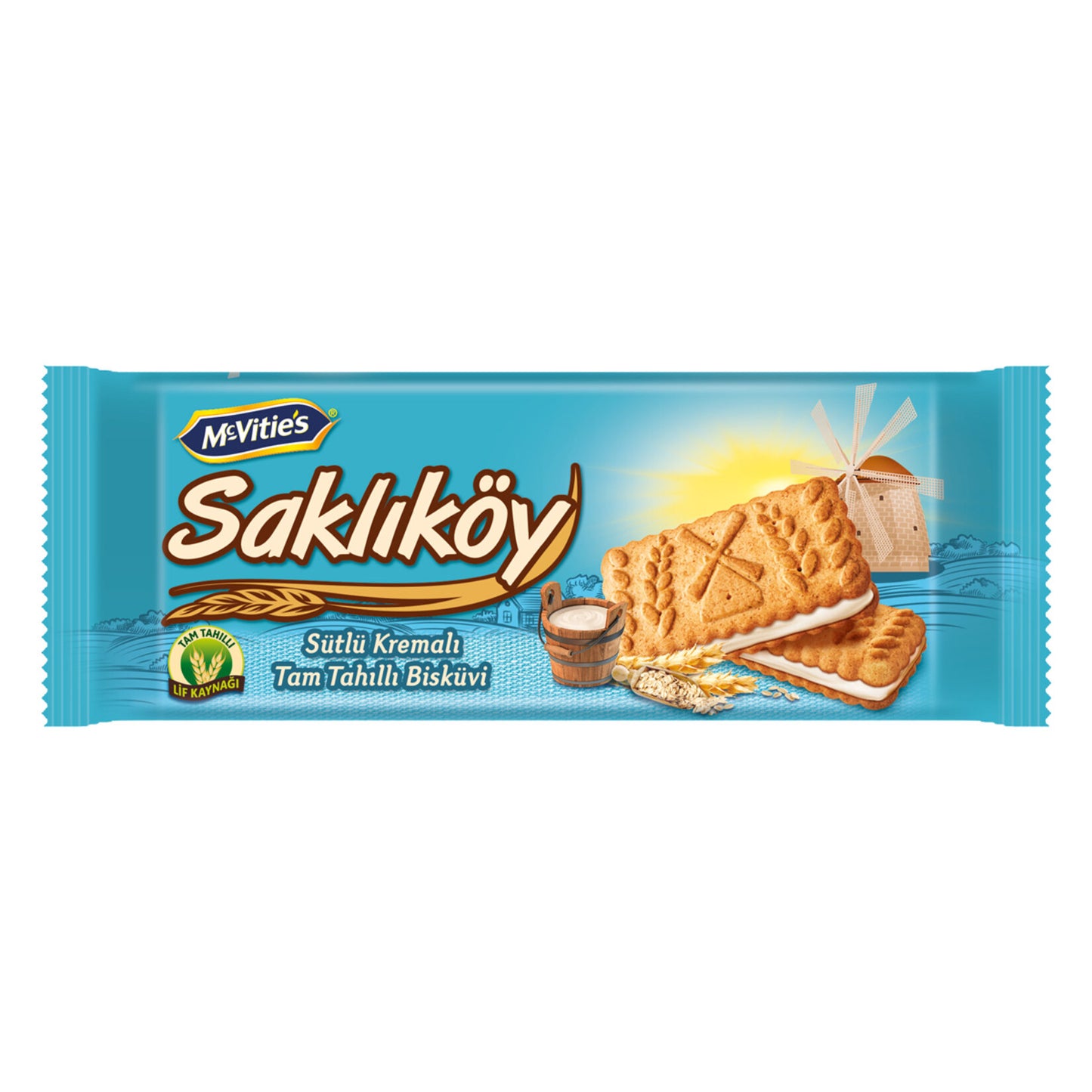Saklıköy Sütlü Kremalı Yulaflı Bisküvi 100 G