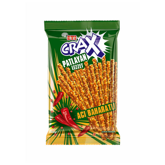 Crax Patlayan Lezzet Acı Baharatlı Çubuk 50 G