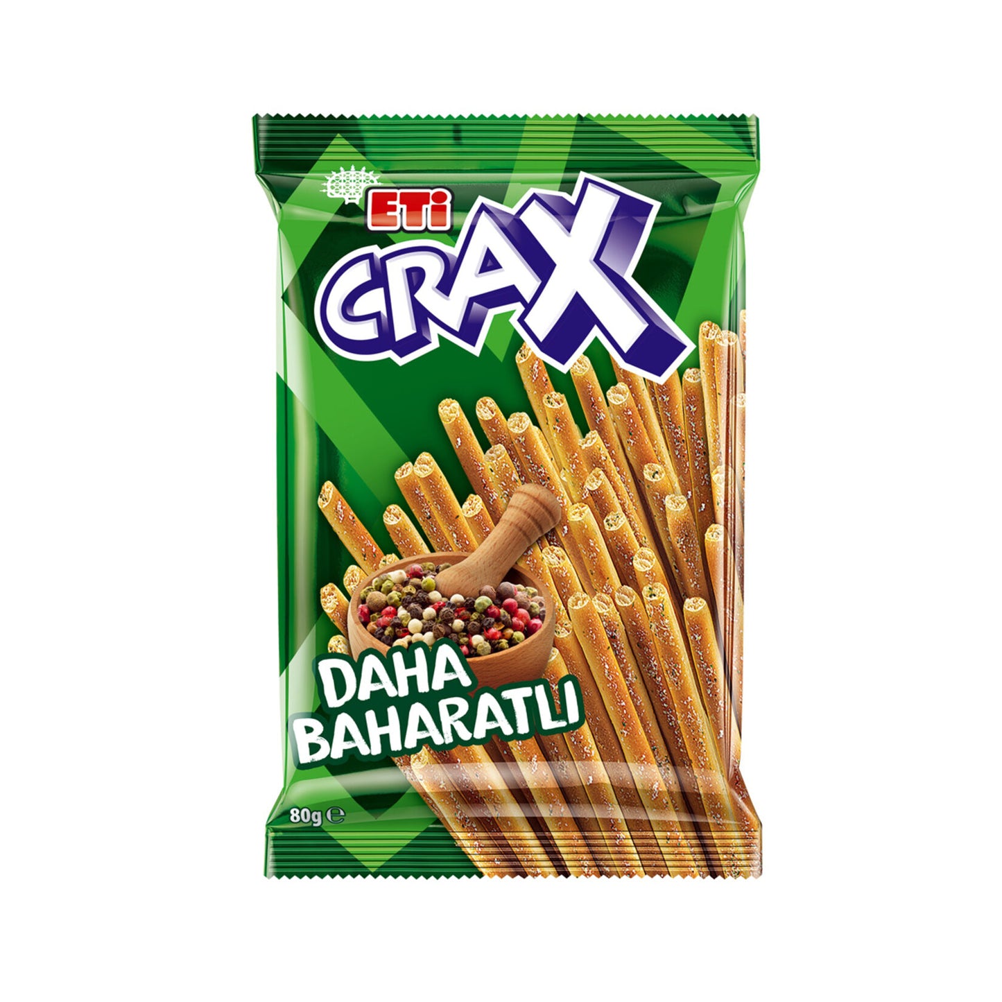 Eti Crax Baharatlı Çubuk Kraker 80 G