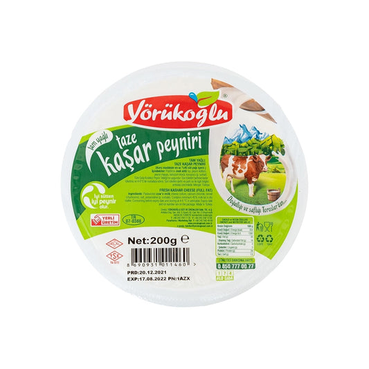 Yörükoğlu Taze Kaşar Peyniri 200 G