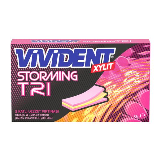 Vivident Storming Tri Ahududu Limonata Aromalı Sakız 33 G