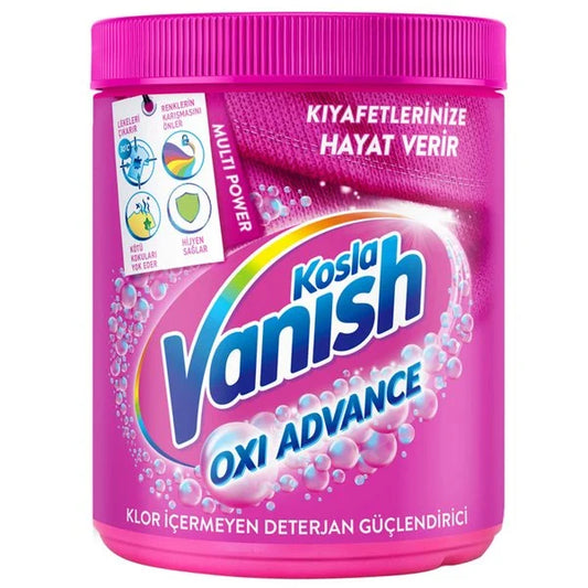 Vanish Kosla Multipower Oxi Advance Renkliler İçin Leke Çıkartıcı & Deterjan Güçlendirici Toz