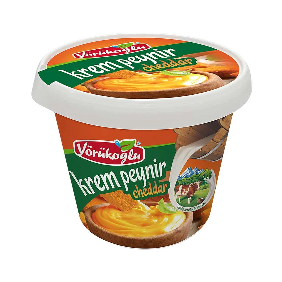 Yörükoğlu Cheddarlı Krem Peynir 270 G