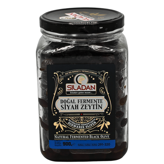 Sıladan Doğal Fermante Siyah Zeytin 900 G
