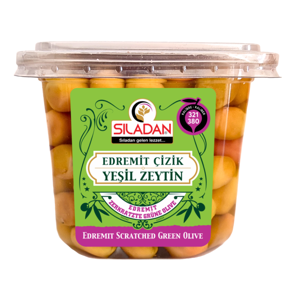Sıladan Edremit Çizik Yeşil Zeytin 400 G