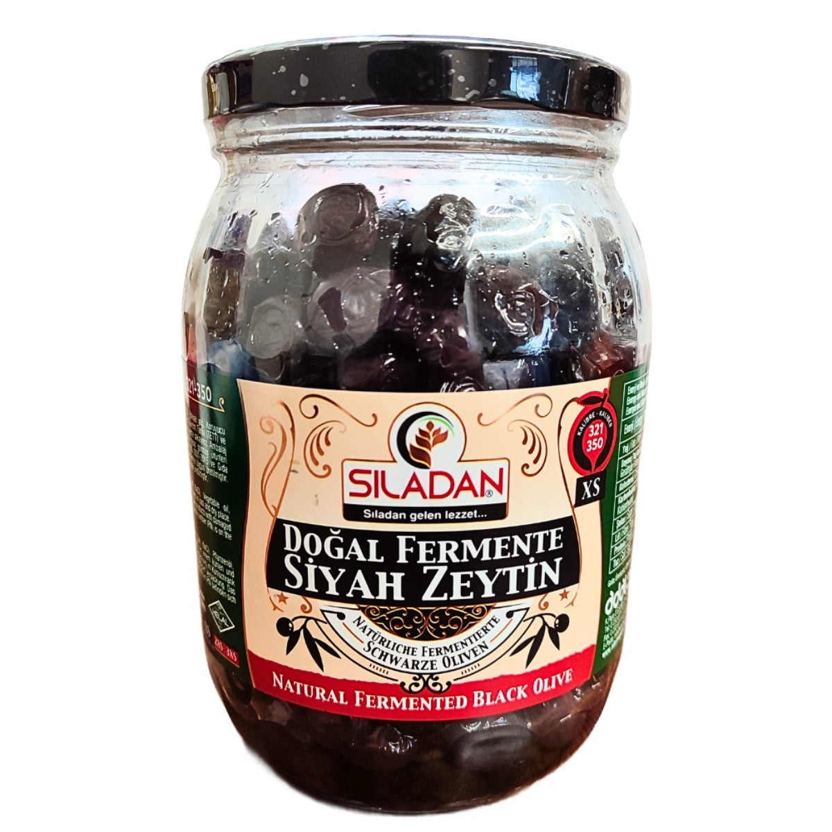 Sıladan Doğal Fermante Siyah Zeytin 1 Kg