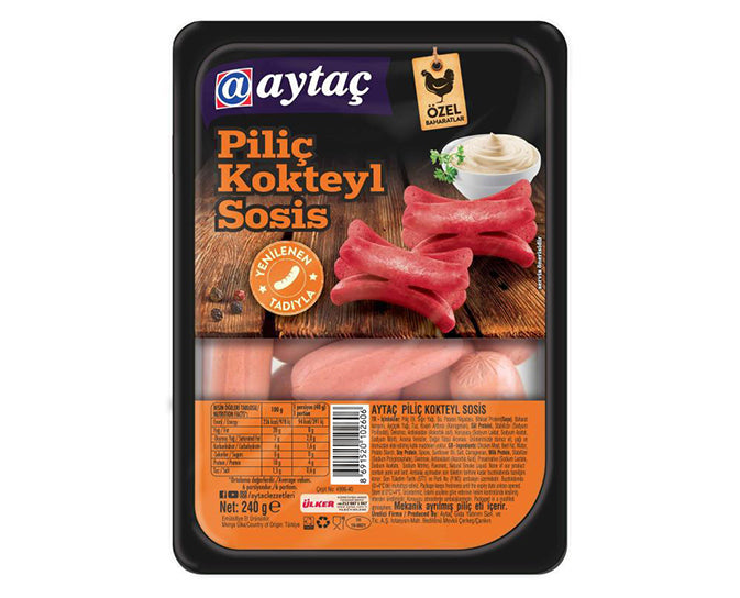 Aytaç Piliç Kokteyl Sosis 240 G