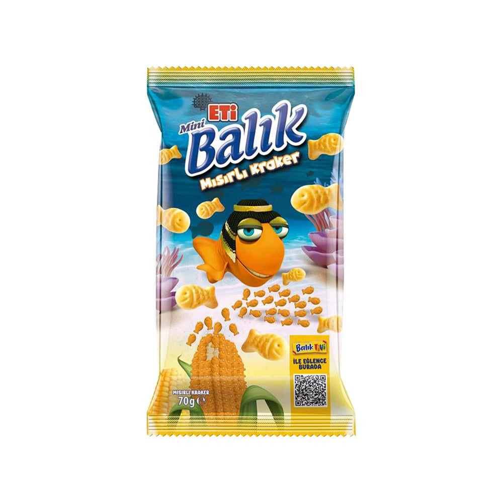 Eti Mini Mısırlı Balık Kraker 70 G