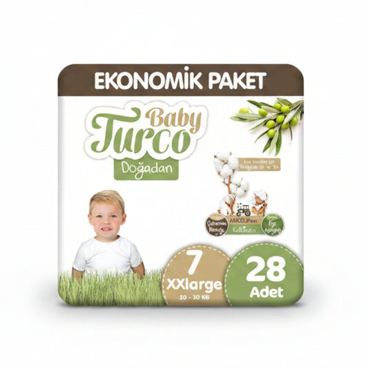 Baby Turco Doğadan 7 Beden Ekonomik 28 Adet