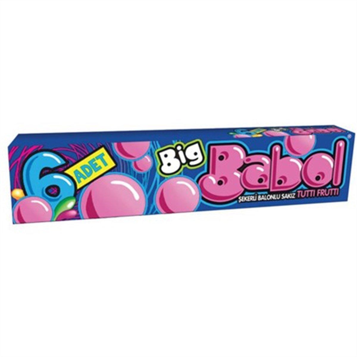 Big Babol Tutti Frutti Şekerli Balonlu Sakız 27 G