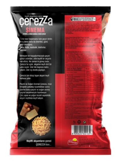 Çerezza Sinema Peynir Soğan Aromalı Mısır Çerezi Süper Boy 117 G