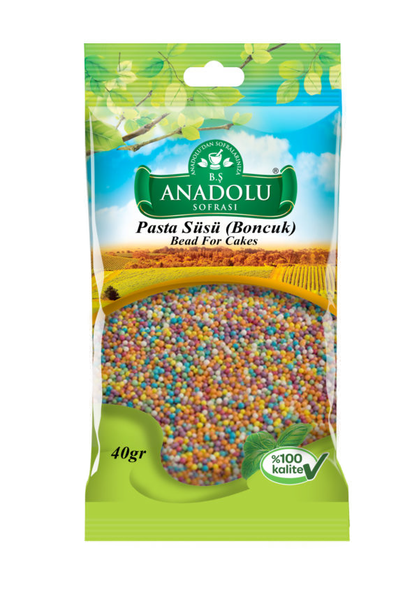 Anadolu Sofrası Pasta Süsü (Boncuk) 40 G