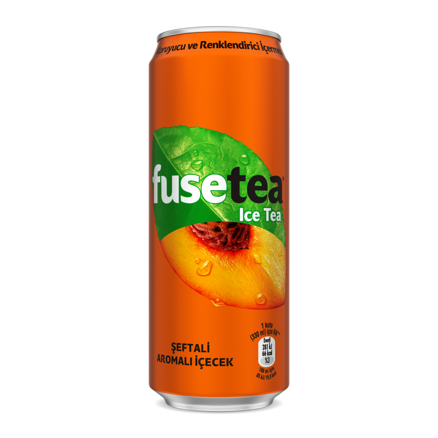 Fuse Tea Şeftali Aromalı Soğuk Çay Kutu 330 ML