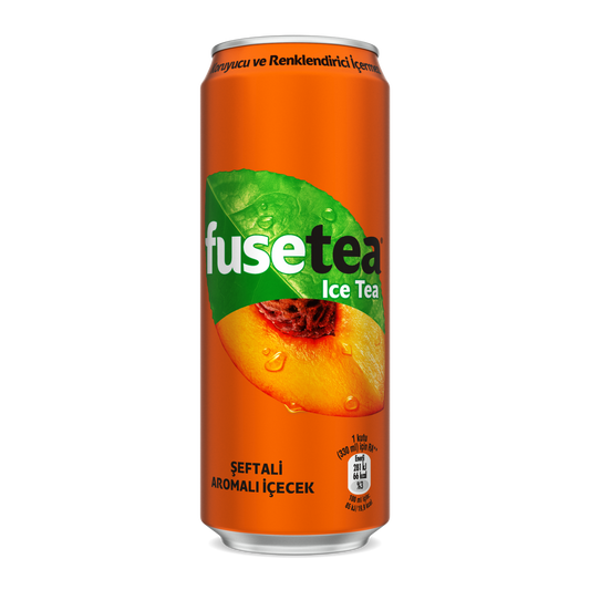 Fuse Tea Şeftali Aromalı Soğuk Çay Kutu 330 ML