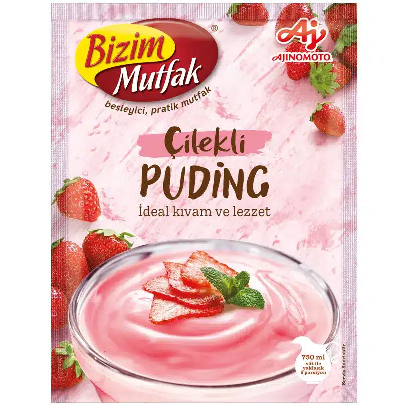 Bizim Mutfak Çilekli Puding 120 G