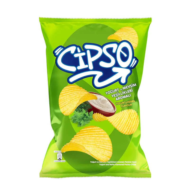 Cipso Tırtıklı Yoğurt & Mevsim Yeşillikleri Parti 160 gr