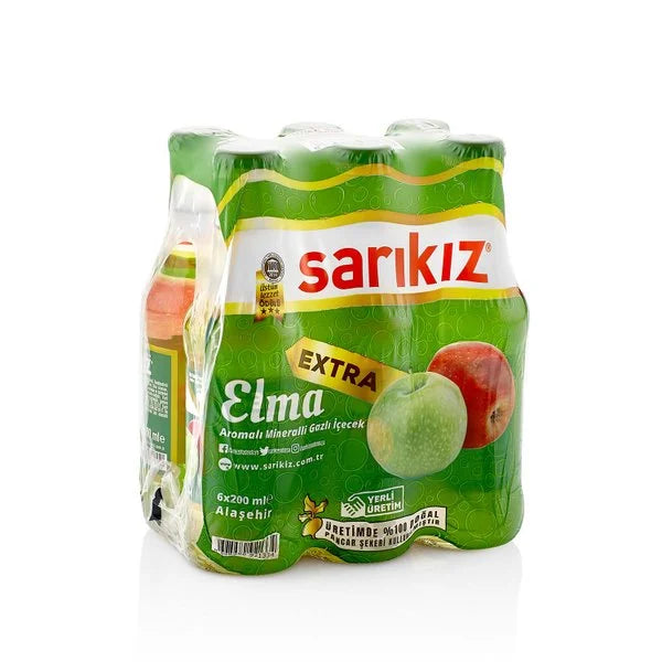 Sarıkız Elma Aromalı Maden Suyu 6 x 200 ml