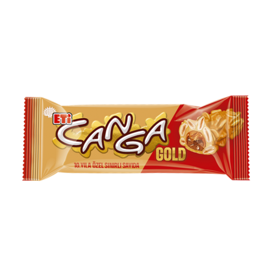 Eti Canga Gold Yer Fıstıklı Karamelli Nuga Bar 45 G