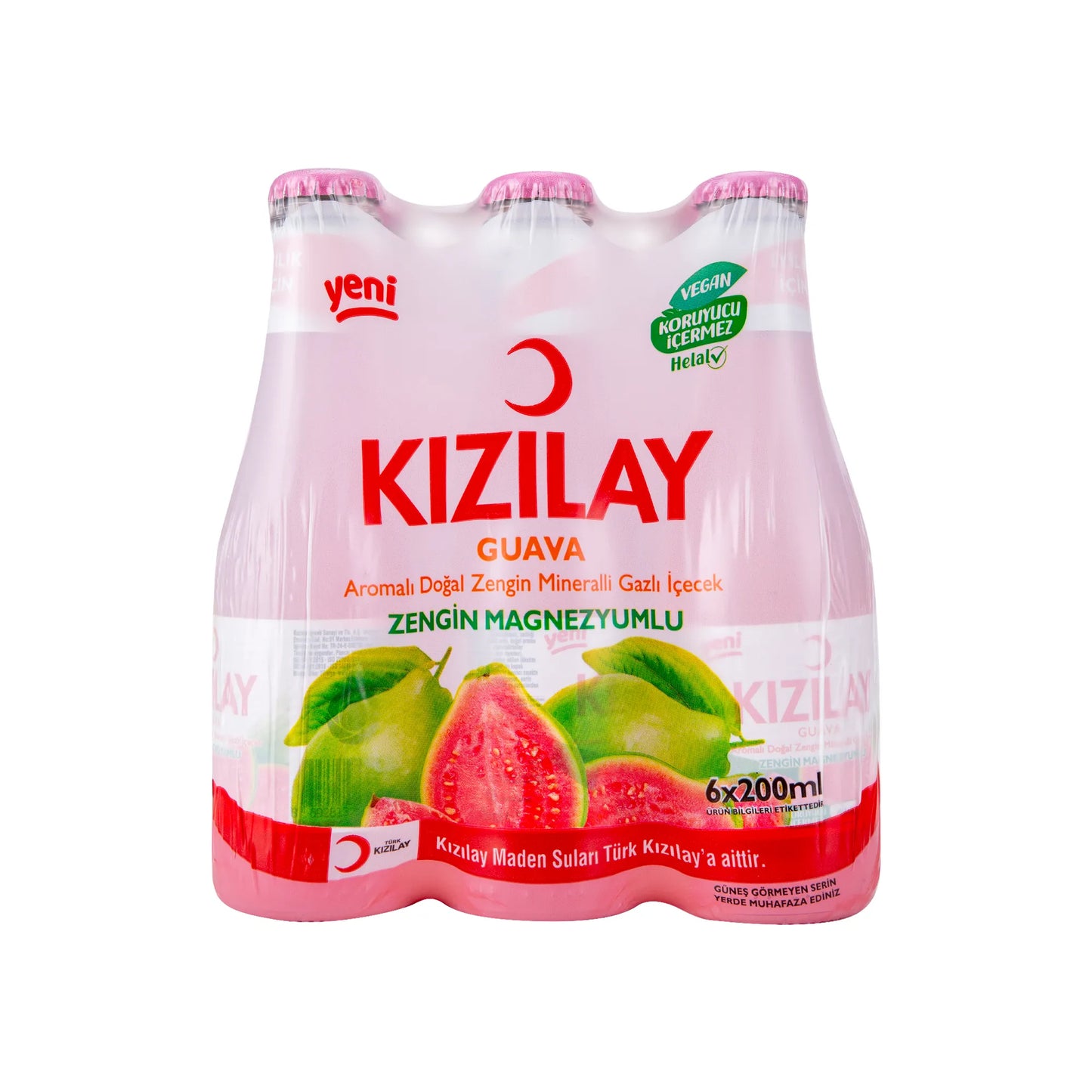 Kızılay Guava Aromalı Maden Suyu 6 x 200 ml