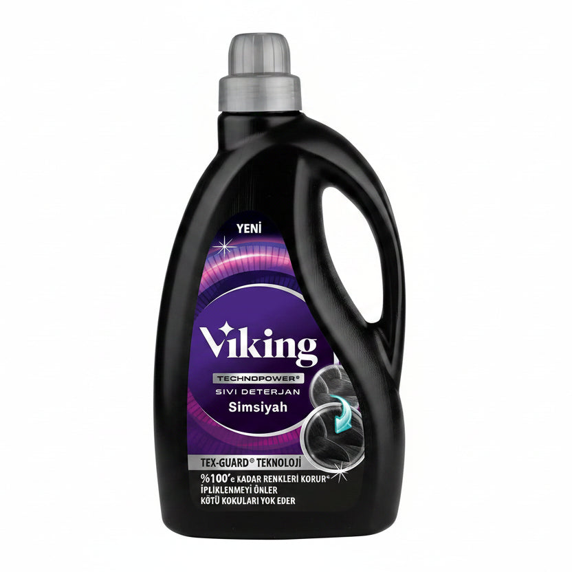 Viking Technopower Sıvı Çamaşır Deterjanı Siyahlar ve Koyu Çamaşırlar 2.7 L