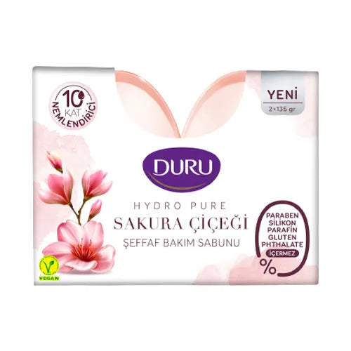 Duru Hydro Pure Sakura Çiçeği Sabunu 2x135 G