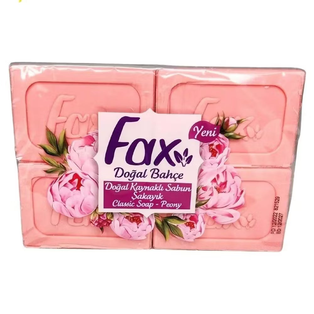 Fax Banyo Sabunu Şakayık Saf Sabun 4x125 G
