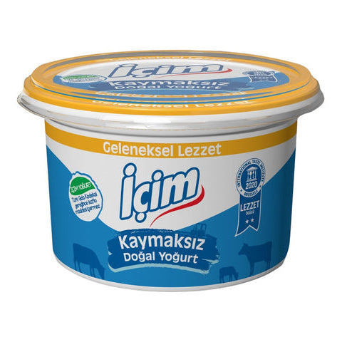 İçim Kaymaksız Doğal Yoğurt 500 G