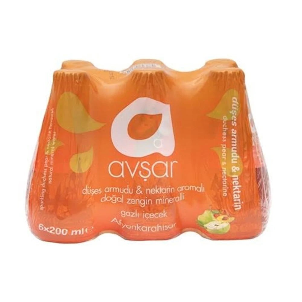 Avşar Düşes Armudu & Nektarin Aromalı Gazlı İçecek 6'lı