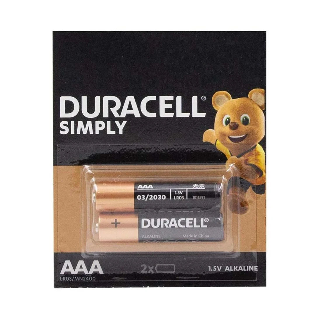Duracell İnce Kalem Pil 1.5 V AAA 2'li