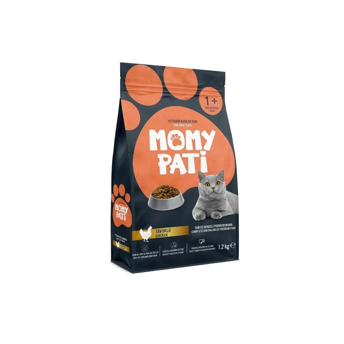 Momy Pati Kedi Maması Tavuklu 1.2 Kg