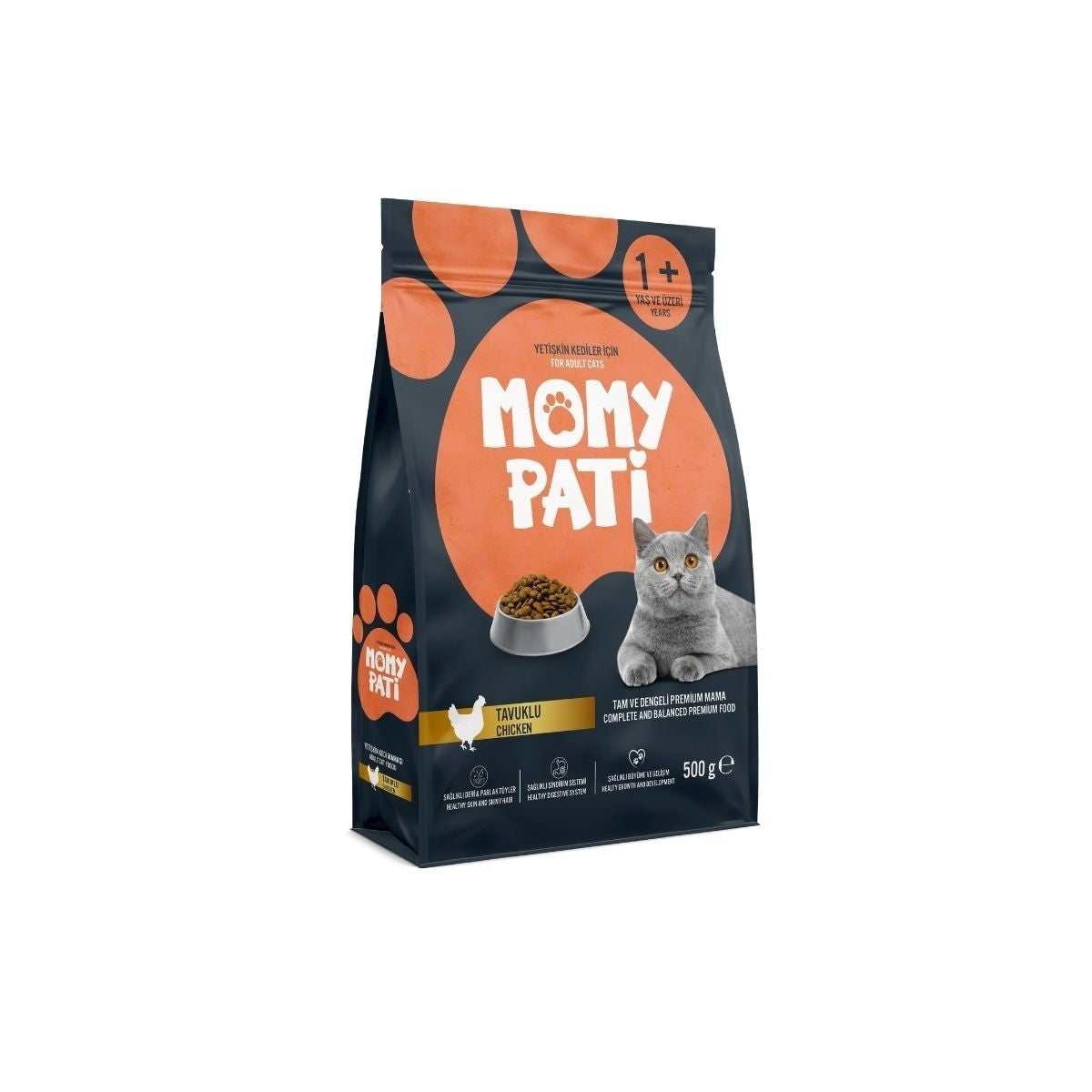 Momy Pati Kedi Maması Tavuklu 500 G