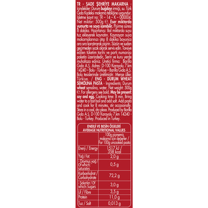 Filiz Kuskus Makarna 500 G