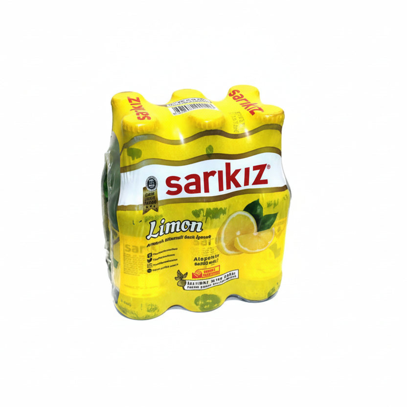 Sarıkız Limon Aromalı Maden Suyu 6 x 200 ml
